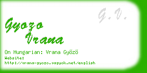 gyozo vrana business card